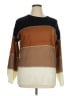 Angashion Color Block Brown Pullover Sweater Size XL - photo 1