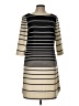Donna Morgan Stripes Ivory Casual Dress Size 12 - photo 1