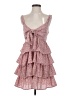 The Impeccable Pig 100% Polyester Polka Dots Pink Cocktail Dress Size S - photo 1