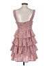 The Impeccable Pig 100% Polyester Polka Dots Pink Cocktail Dress Size S - photo 2