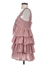 The Impeccable Pig 100% Polyester Polka Dots Pink Cocktail Dress Size S - photo 5