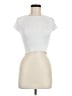 Pull&Bear Ivory Short Sleeve Turtleneck Size M - photo 1