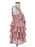 The Impeccable Pig 100% Polyester Polka Dots Pink Cocktail Dress Size S - photo 4