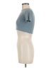 Zara Blue Short Sleeve Turtleneck Size M - photo 5