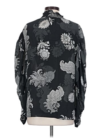 Kobi Halperin Long Sleeve Silk Top (view 2)