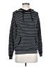 Amour Vert 100% Cotton Stripes Gray Pullover Hoodie Size S - photo 1