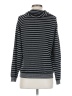 Amour Vert 100% Cotton Stripes Gray Pullover Hoodie Size S - photo 2
