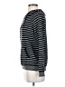 Amour Vert 100% Cotton Stripes Gray Pullover Hoodie Size S - photo 5