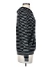 Amour Vert 100% Cotton Stripes Gray Pullover Hoodie Size S - photo 4