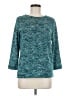 JM Collection Teal 3/4 Sleeve Top Size M - photo 1