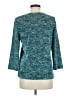 JM Collection Teal 3/4 Sleeve Top Size M - photo 2