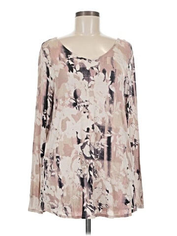 Dana Buchman Long Sleeve T-Shirt (view 1)