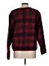 Karen Scott Plaid Red Cardigan Size L - photo 2