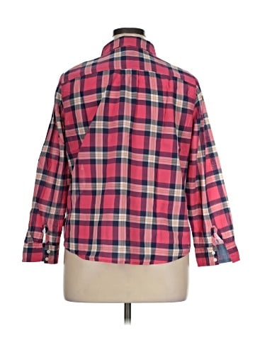 St. John's Bay 3/4 Sleeve Button-Down Shirt (view 2)