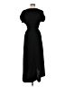 Unbranded Solid Black Casual Dress Size M - photo 2