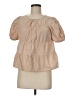 Unbranded Tan Short Sleeve Blouse Size M (estimated) - photo 1