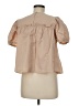 Unbranded Tan Short Sleeve Blouse Size M (estimated) - photo 2