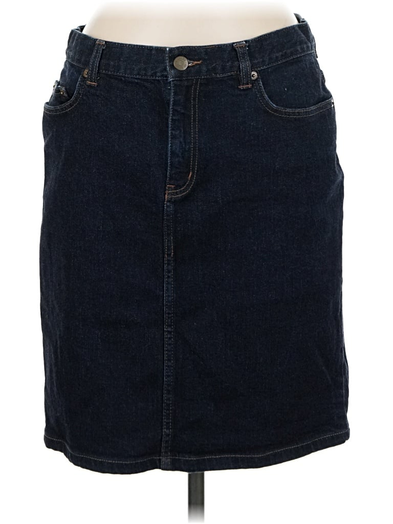 Pre-owned Lauren Jeans Co. Denim Skirt In Blue