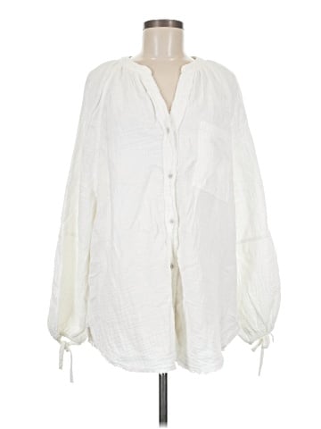 Aerie Long Sleeve Blouse (view 1)
