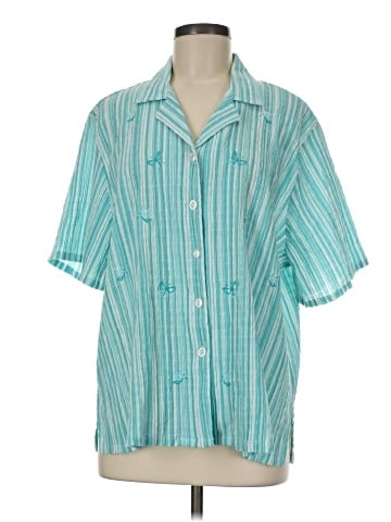 BonWorth Short Sleeve Button-Down Shirt (view 1)
