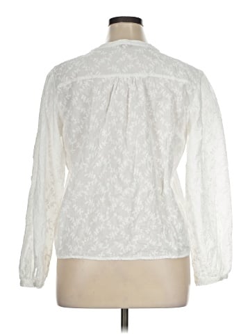 Ann Taylor Factory Long Sleeve Blouse (view 2)