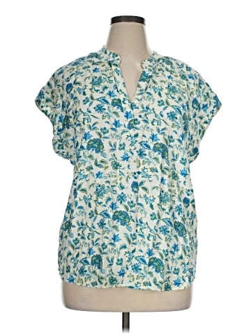 Cynthia Steffe Short Sleeve Blouse (view 1)