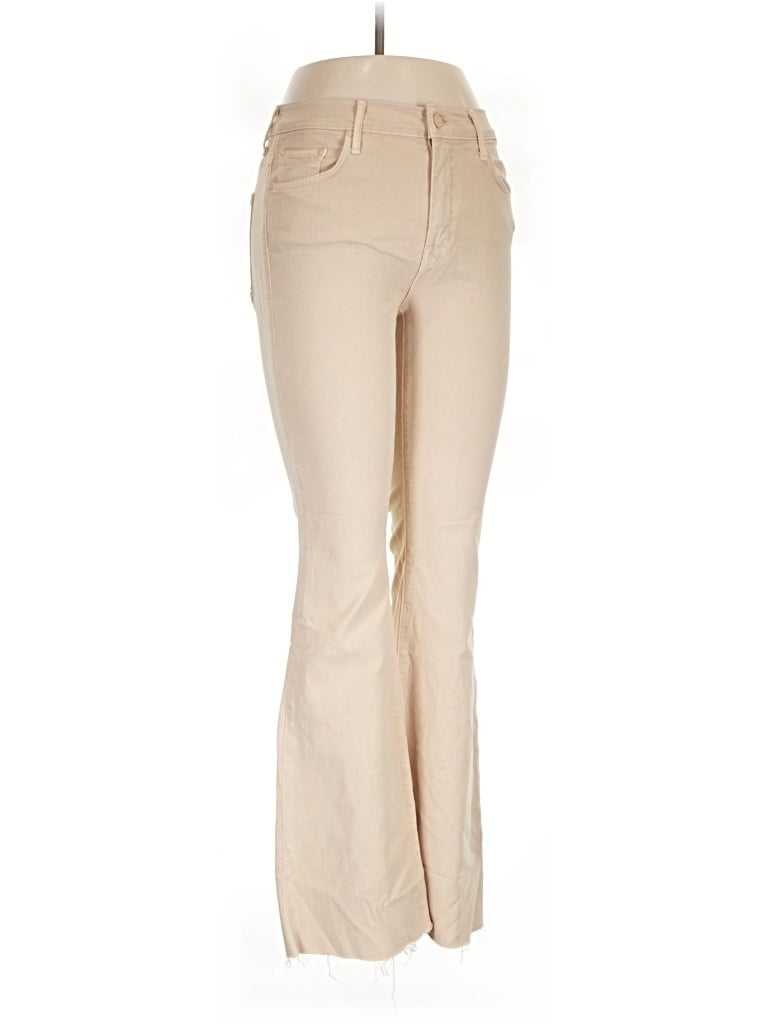 Pre-owned Mother Jeans In Tan