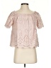 Parker Pink Short Sleeve Blouse Size XS - photo 1