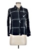 Rails 100% Rayon Plaid Blue Long Sleeve Button-Down Shirt Size M - photo 1