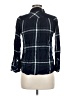 Rails 100% Rayon Plaid Blue Long Sleeve Button-Down Shirt Size M - photo 2