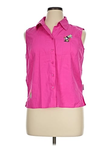 Disney Sleeveless Button-Down Shirt (view 1)