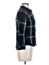 Rails 100% Rayon Plaid Blue Long Sleeve Button-Down Shirt Size M - photo 4