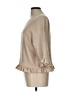 Shein Tan 3/4 Sleeve Blouse Size L - photo 5