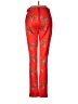 Cynthia Rowley Print Red Casual Pants Size 6 - photo 2