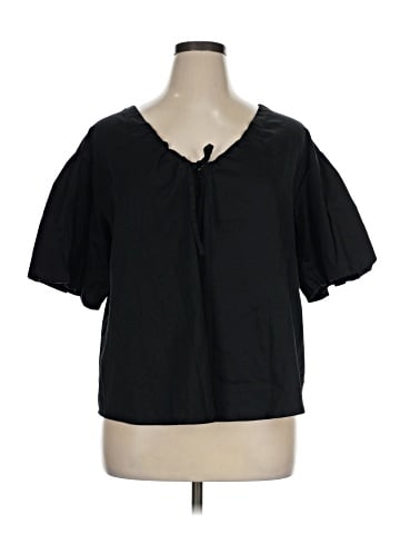 Elizabeth and James Short Sleeve Blouse (view 1)