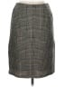 Doncaster Collection Houndstooth Gray Wool Skirt Size 12 - photo 2