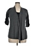Iz Byer Gray 3/4 Sleeve Top Size XL - photo 1
