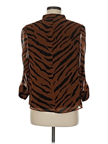 White House Black Market 3/4 Sleeve Blouse (view 2)