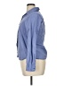 Lands' End Canvas Blue Long Sleeve Button-Down Shirt Size 14 - photo 5