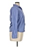 Lands' End Canvas Blue Long Sleeve Button-Down Shirt Size 14 - photo 4