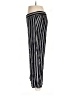 Ann Taylor LOFT 100% Polyester Stripes Black Casual Pants Size M - photo 5