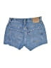 Levi's 100% Cotton Blue Denim Shorts Size 26 waist - photo 2