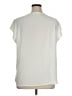 Chico's 100% Polyester Ivory Short Sleeve Blouse Size XL (3) - photo 2