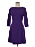 Rumia Solid Purple Casual Dress Size M - photo 1