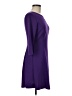Rumia Solid Purple Casual Dress Size M - photo 4