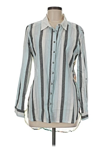 Aratta Silent Journey Long Sleeve Button-Down Shirt (view 1)