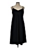 Metro7 Solid Black Casual Dress Size L - photo 1