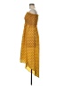 Angie 100% Polyester Polka Dots Yellow Casual Dress Size M - photo 5