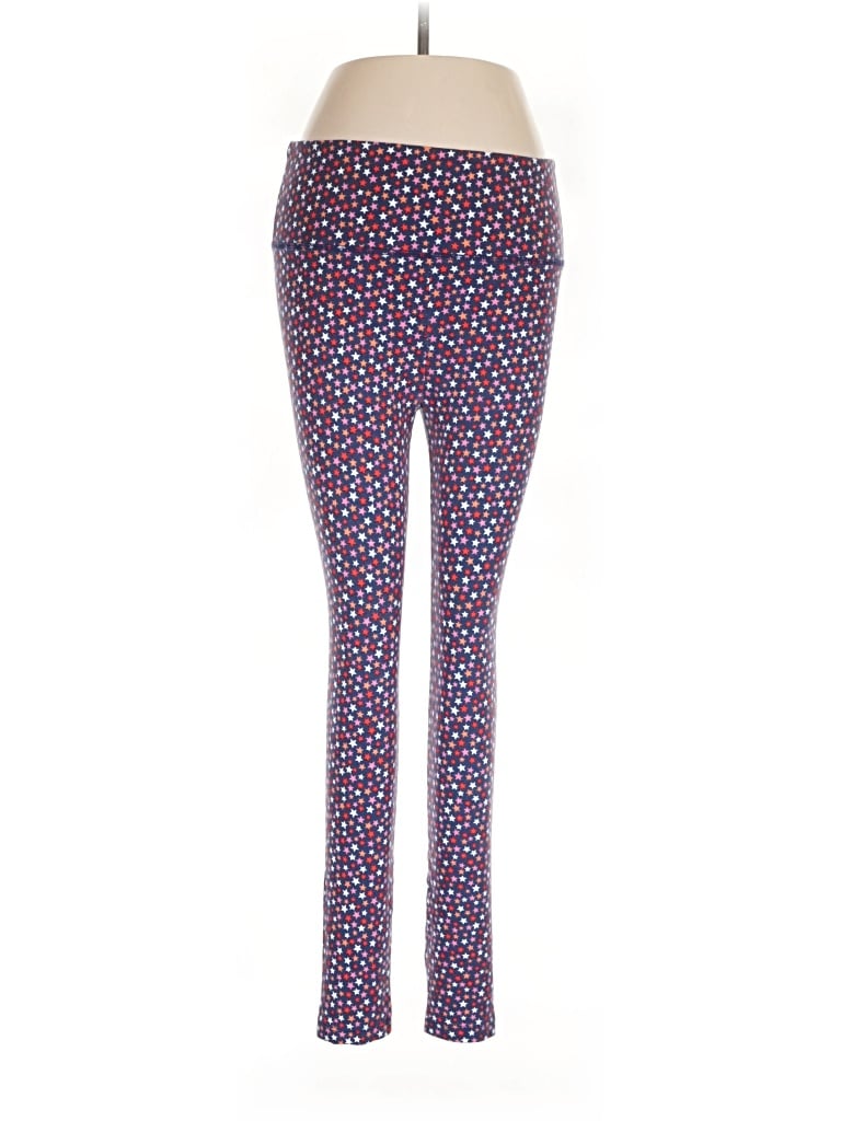 Pre-owned Lou & Grey Leggings In Purple