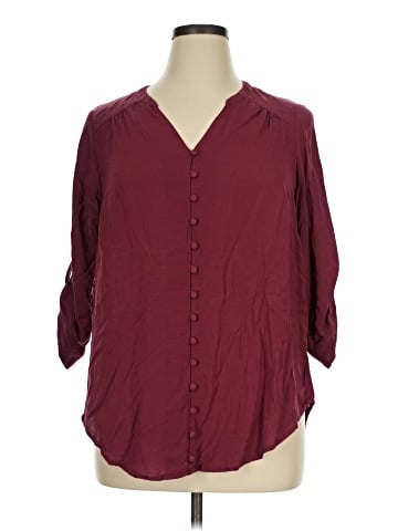 Torrid 3/4 Sleeve Blouse (view 1)